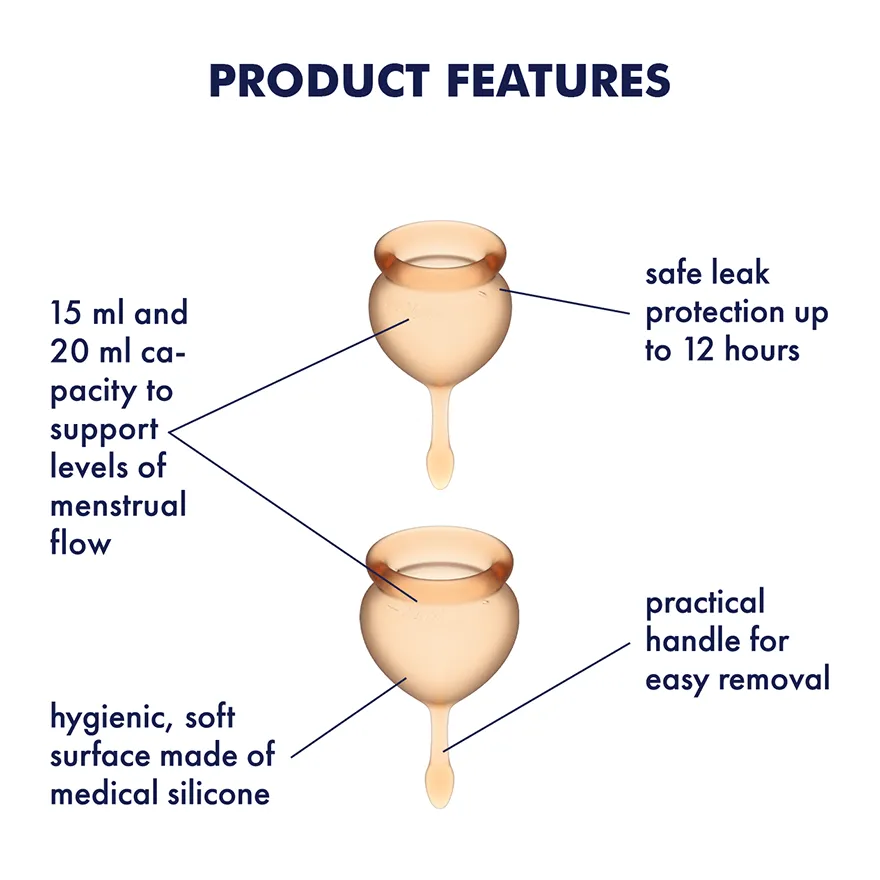 Satisfyer - Feel Good Menstrual Cup Set