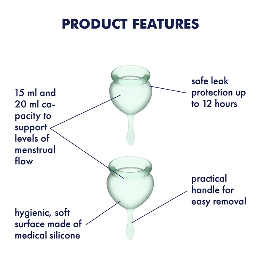 Satisfyer - Feel Good Menstrual Cup Set