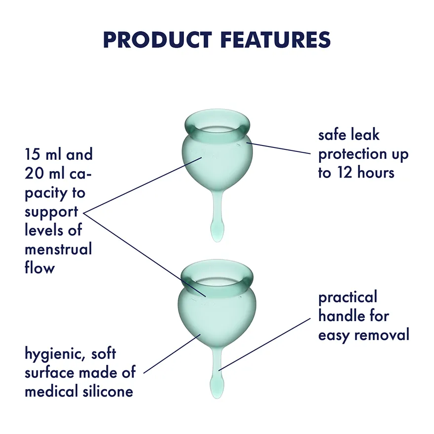 Satisfyer - Feel Good Menstrual Cup Set