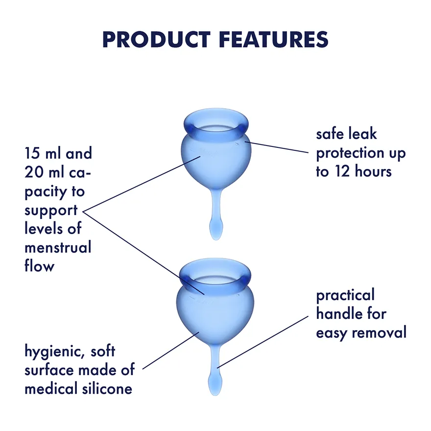 Satisfyer - Feel Good Menstrual Cup Set