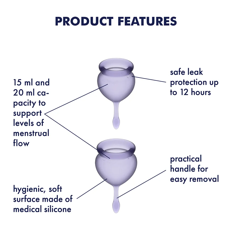 Satisfyer - Feel Good Menstrual Cup Set