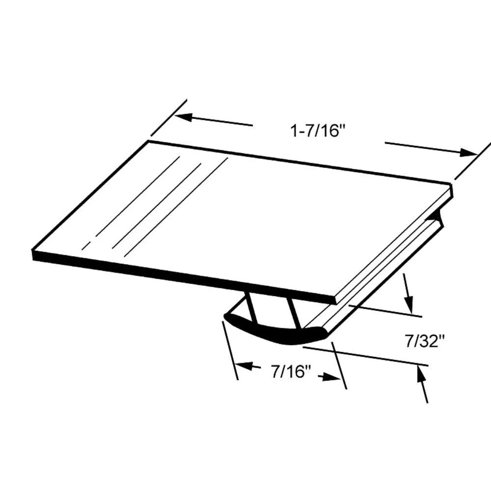 Sliding Patio Screen Door Bug Seal 84" Vinyl With Adjustable Width