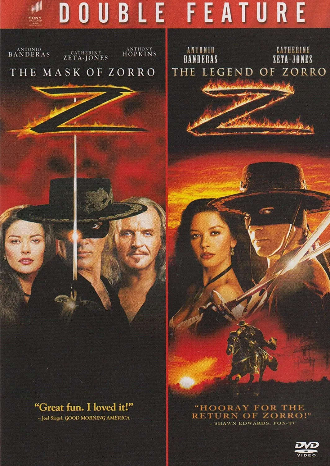 The Mask of Zorro / The Legend of Zorro (Double Feature)
