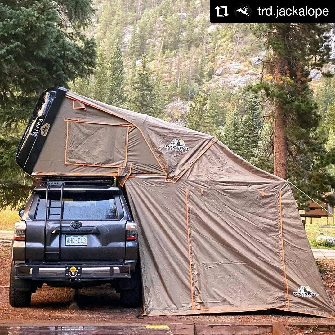 Tuff Stuff ALPHA™ Hard Top Side Open Tent, Black, 4 Person (TS-RTT-CS-BK)
