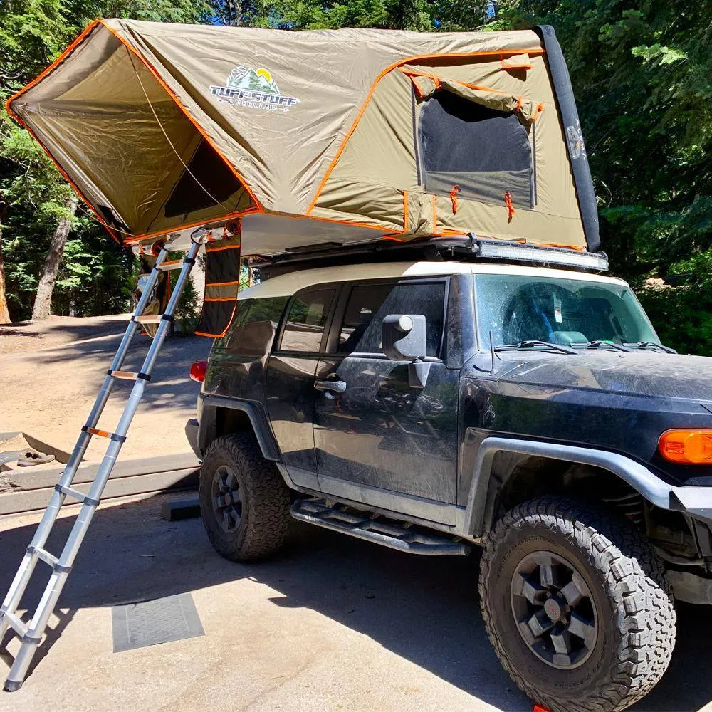 Tuff Stuff ALPHA™ Hard Top Side Open Tent, Black, 4 Person (TS-RTT-CS-BK)