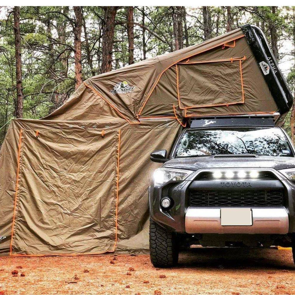 Tuff Stuff ALPHA™ Hard Top Side Open Tent, Black, 4 Person (TS-RTT-CS-BK)