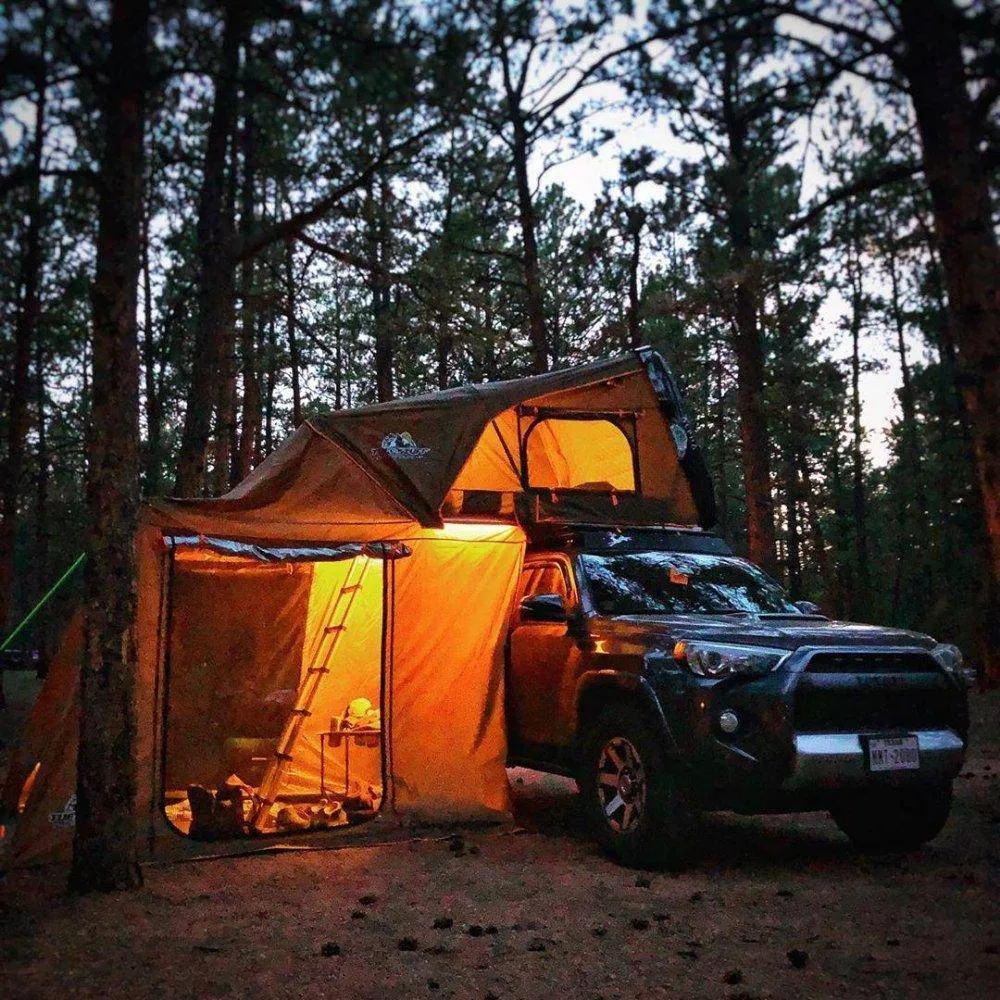 Tuff Stuff ALPHA™ Hard Top Side Open Tent, Black, 4 Person (TS-RTT-CS-BK)