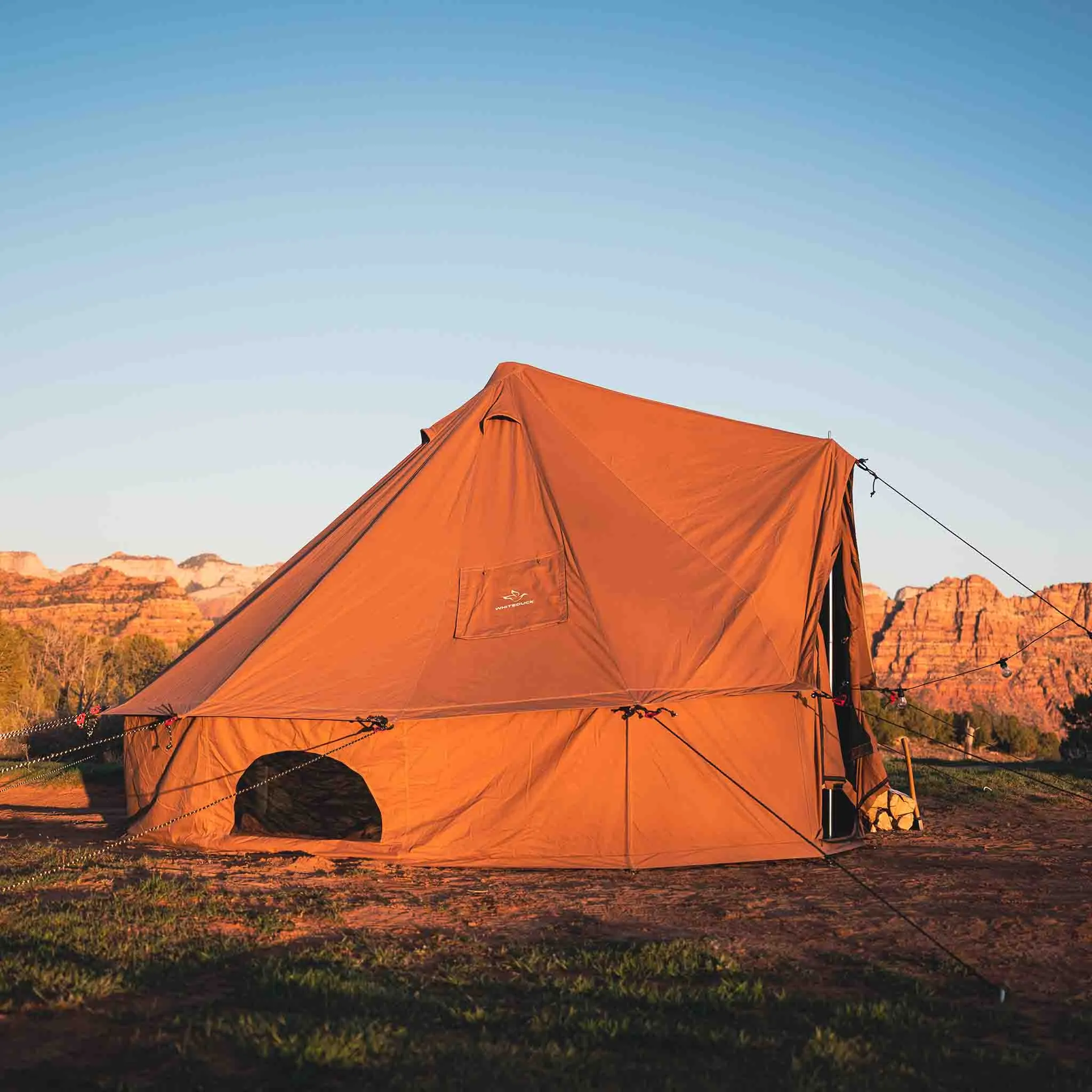 Used - 10' Regatta Bell Tent - Desert Red
