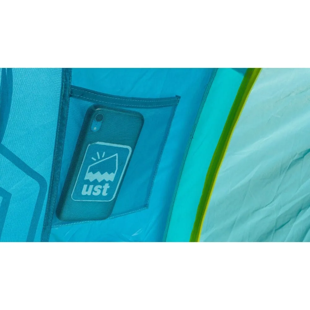 ust House Party 6 Person Tent - Single Wall Construction With Extra-Large Front and Rear Doors