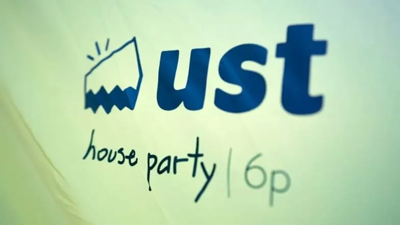 ust House Party 6 Person Tent - Single Wall Construction With Extra-Large Front and Rear Doors