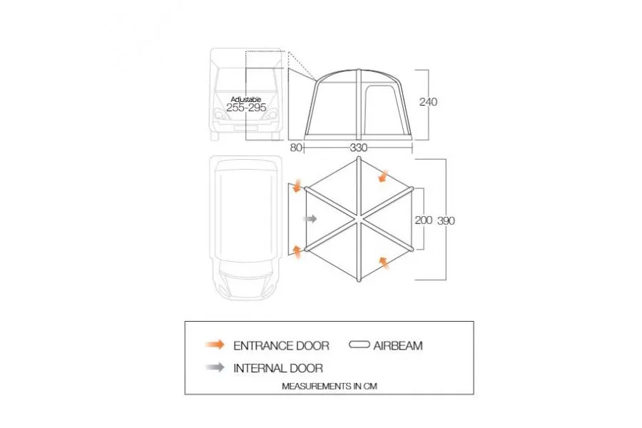Vango HexAway Pro Air High Drive Away Awning