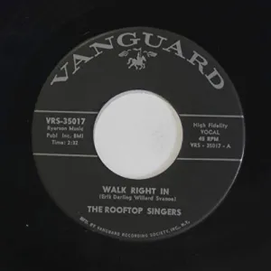 walk right in 45 rpm single
